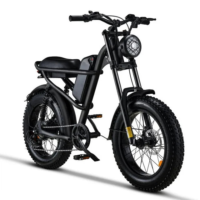 Ridingtimes Z8 Snow Ebikes for Adults, 20" Fat Tire, 1500W Motor, 28Mph, 6 Layer Full Suspension