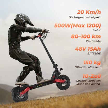 JAYSIMXIN Puissante Trottinette Électrique Adulte Scooter,10 Pouces Trottinette électrique Tout Terrain, App Intelligent, Batterie au Lithium 52V 33Ah,130 km 4-5 Heures de Charge.