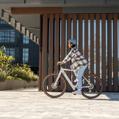 Bicicleta eléctrica Sprint Bicicleta eléctrica urbana de 28" con 70 Km de autonomía, cambio Shimano Altus de 8 velocidades y doble disco de freno hidráulico.