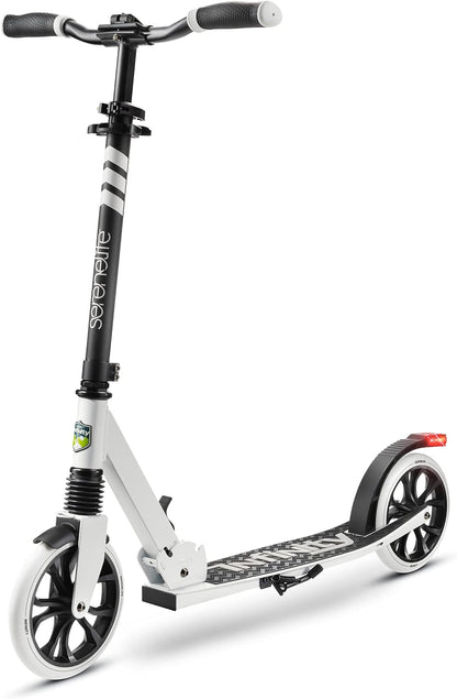 10 Colors Freestyle Scooter, Adult and Teen Scooter - Adjustable Height, All Terrain Scooter with Large Wheels and Suspension, Foldable Scooter with Easy Maneuver