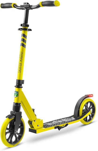 10 Colors Freestyle Scooter, Adult and Teen Scooter - Adjustable Height, All Terrain Scooter with Large Wheels and Suspension, Foldable Scooter with Easy Maneuver