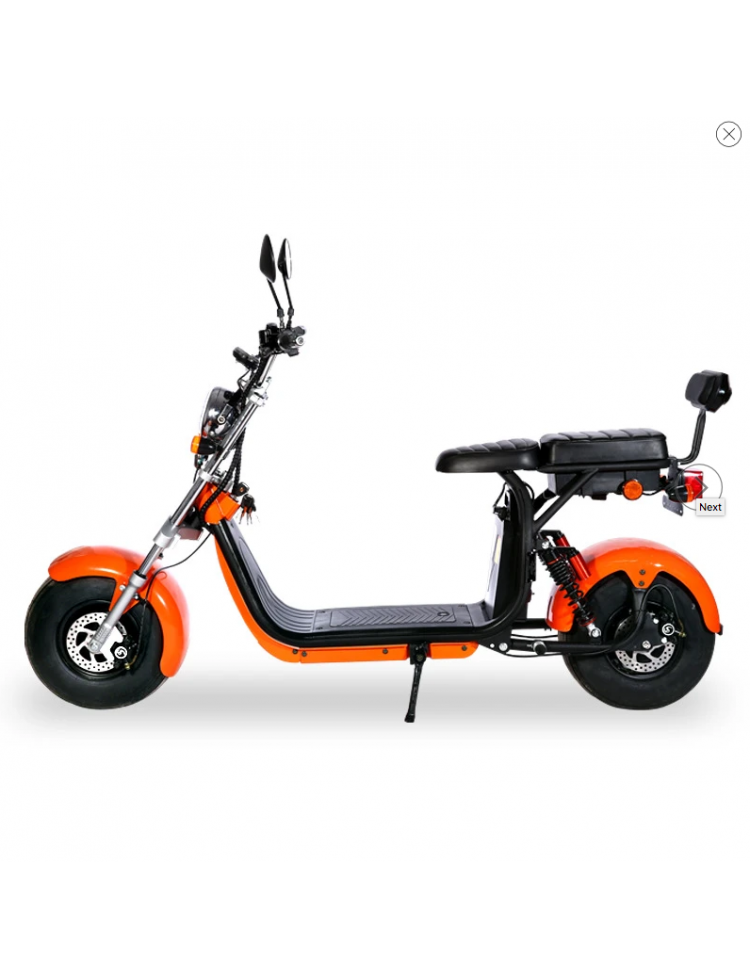 Fanco CITY COCO RANGE 2 AUTONOMIE 110 KM 1500 WATTS 40AH HOMOLOGUÉE ROUTE
