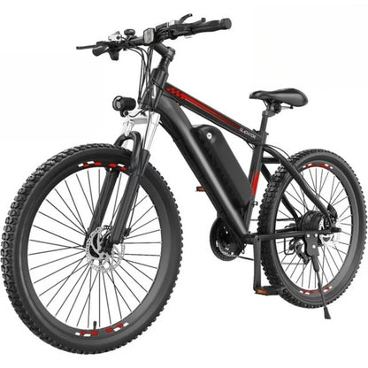 Funcid Electric Bike, Electric Bike for Adults 27.5" EBike 500W Adult Electric Bicycle, 19.8MPH Electric Mountain Bike, 48V 10.4Ah Battery, Lockable Suspension Fork, Shimano 21 Speed, LCD Display