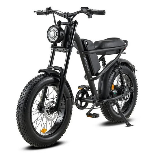 Ridingtimes Z8 Snow Ebikes for Adults, 20" Fat Tire, 1500W Motor, 28Mph, 6 Layer Full Suspension