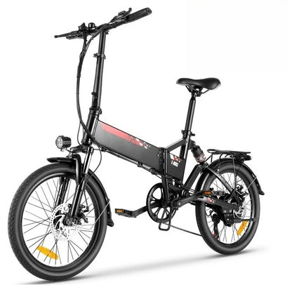 Gocio 500W Folding Electric Bike, 20'' Electric Commuter Bike, Aluminum Alloy Lightweight Electric Bicycle, Ebike Built-in 48V 7.8Ah Removable Lithium-Ion Battery, Urban Electric Bikes for Adults