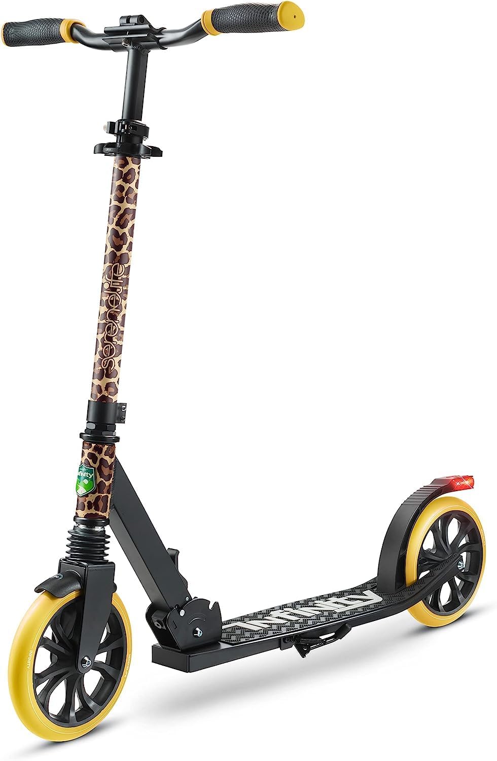10 Colors Freestyle Scooter, Adult and Teen Scooter - Adjustable Height, All Terrain Scooter with Large Wheels and Suspension, Foldable Scooter with Easy Maneuver