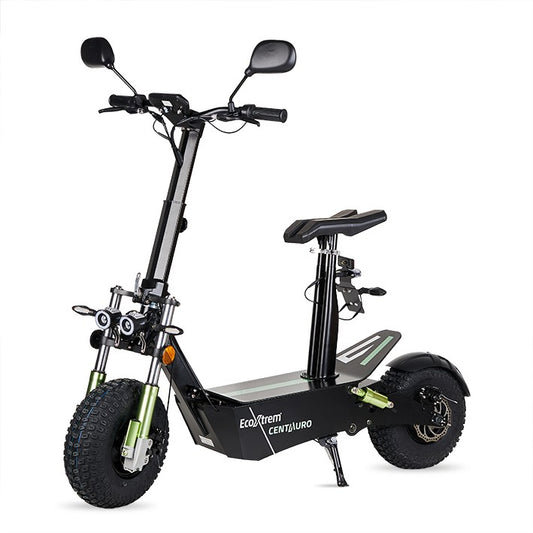 ELEKTROROLLER CENTAURO, ZULASSUNGSFÄHIG, MIT SITZ UND XXL-LCD-DISPLAY, GRÜN