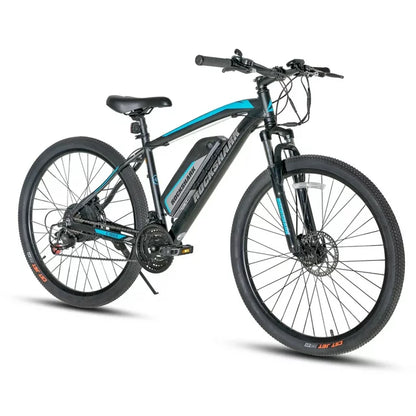 Hiland Rockshark Electric Bike Electric Mountain Bike Aluminum 26/27.5 inch 350W 20MPH Adults E-Bike Shimano 21 Speed Disc Brake Suspension Fork with 36V 10.4Ah Removable Battery